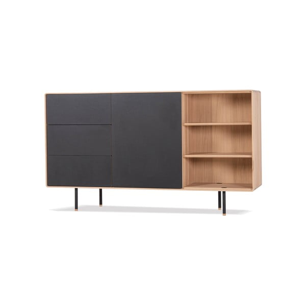 Must madal kummut 176x100 cm Fina – Gazzda-image-2