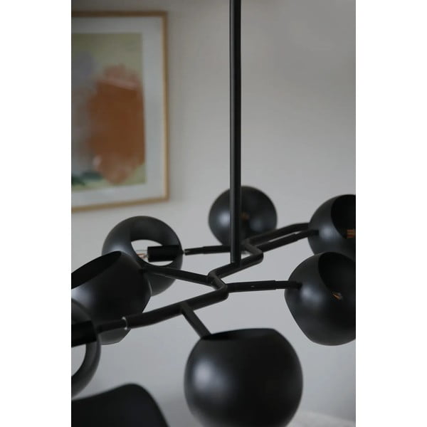 Must rippvalgusti metallist varjuga Edgar - Markslöjd-image-3