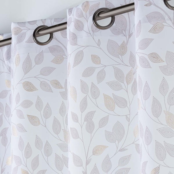 Valge kardin 140x280 cm Duchesse - douceur d'intérieur-image-2