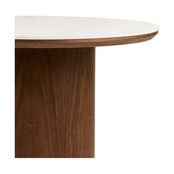 Ümmargune diivanilaud keraamilise pealispinnaga ø 60 cm Noli - House Nordic-image-4