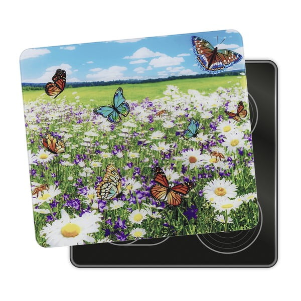 Karastatud klaasist seinakatted pliidi äärde, 2 tk komplektis 50x56 cm - Maximex-image-2