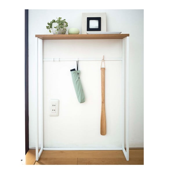 Valge-helepruun konsoollaud 18,5x60 cm Tower - YAMAZAKI-image-2