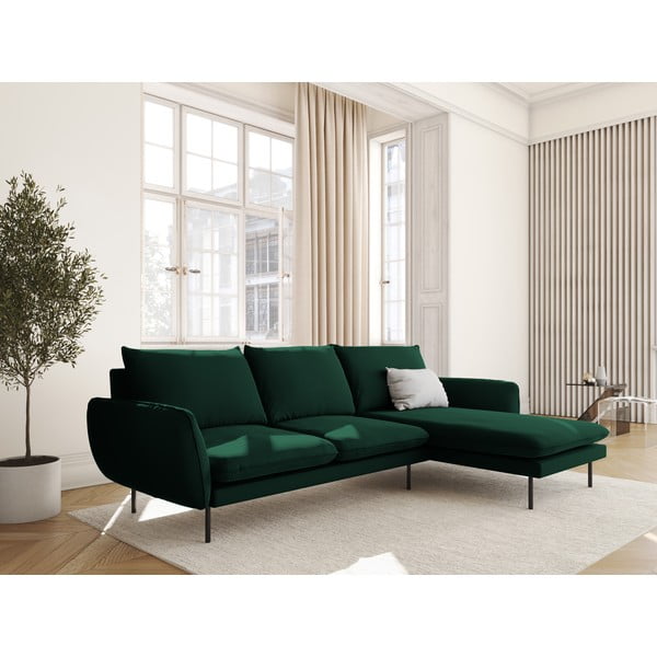 Tumeroheline sametne nurgadiivan (paremas nurgas) Vienna - Cosmopolitan Design-image-1