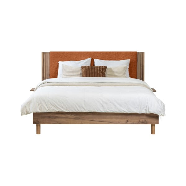 Oranž kaheinimesevoodi 160x200 cm Lior - Bobochic Paris-image-2