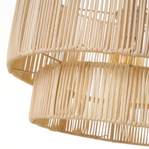 Naturaalset värvi laevalgusti rotangist lambivarjundiga ø 38 cm Natural Way - Casa Selección-image-2