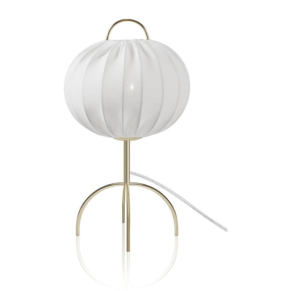 Stolní lampa v barvě mosazi Globen Lighting Scandi, ø 25 cm