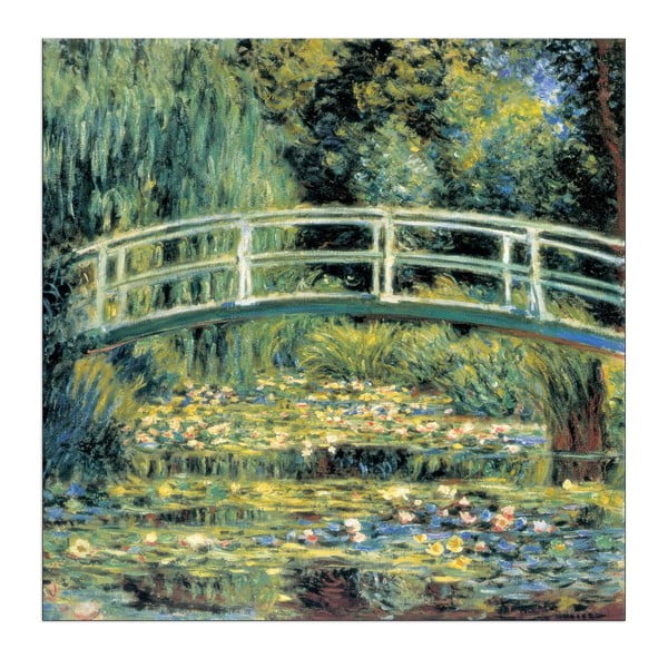 Obraz Monet - Le pont japonais, 30x30 cm
