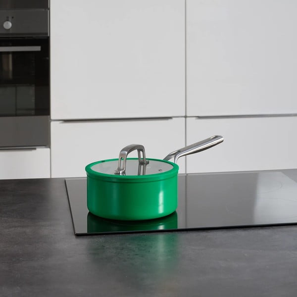 Alumiiniumist pott induktsioonpliidile koos kaane ja mittenakkuva pinnaga 2,4 l Meda 3.0 - FABINI-image-1