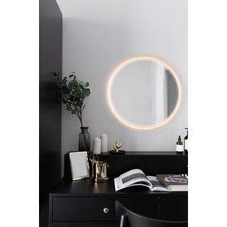 Valgustusega seinapeegel ø 60 cm Yuna - Mirrors and More