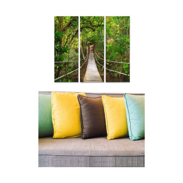 Maalid 3 tk komplektis 20x50 cm Forest - Wallity-image-1