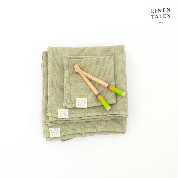 Heleroheline linane beebirätik 45x90 cm - Linen Tales-image-2