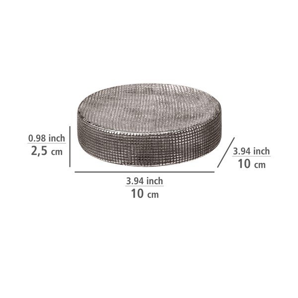 Hõbedane keraamiline seebitaldrik Rivara - Wenko-image-4