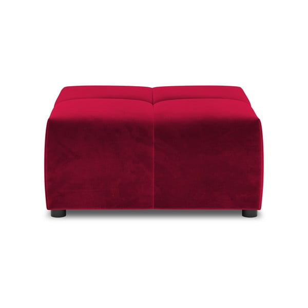 Punane sametne diivan moodul Rome Velvet - Cosmopolitan Design