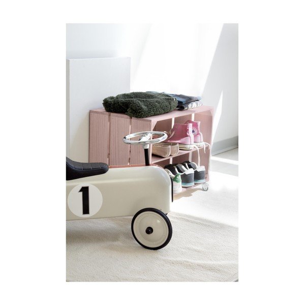 Roosa puidust jalatsiriiul Kinga Zapatero - Really Nice Things-image-1