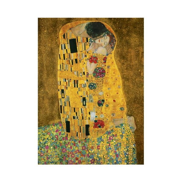 Čtyřdílná fototapeta The Kiss (Gustav Klimt), 183 x 254 cm