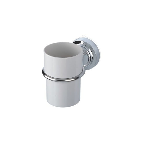 Kelímek na zubní kartáčky s ocelovým držátkem bez nutnosti vrtání ZOSO Cup