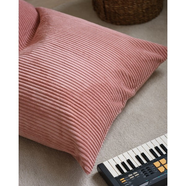 Roosa velvetist laste kott-tool Big Lounger - Wigiwama-image-3