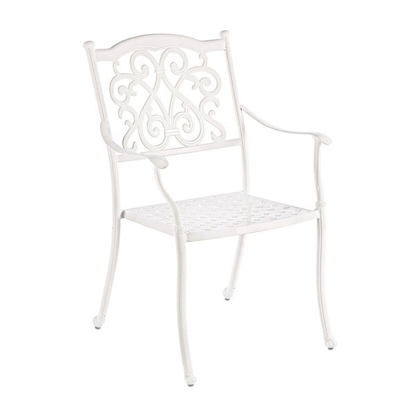 Bílá zahradní židle Haylee