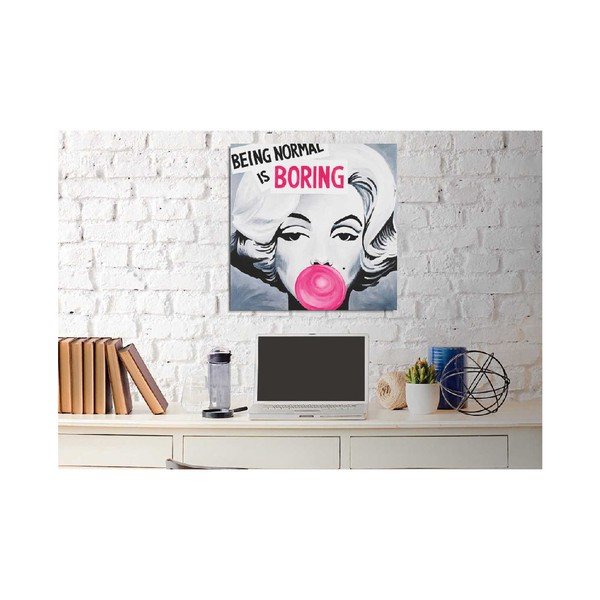 Seina maalimine lõuendil Pop Art, 45 x 45 cm - Wallity-image-1