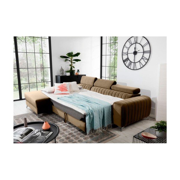 Helepruun sametist lahtikäiv/sahtliga nurgadiivan (vasak nurk/lamamisosaga) Grayson – ELTAP-image-4