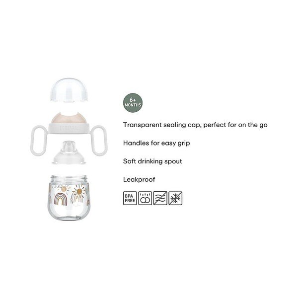 Beež plastmassist laste kruus 200 ml Sunshine & Rainbow - Mepal-image-4