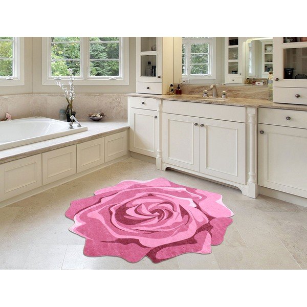 Vaip Rose Duro, ⌀ 100 cm Pembe - Vitaus-image-1