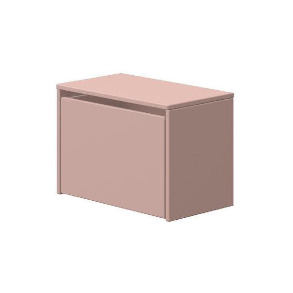 Růžová úložná lavice Flexa Dots