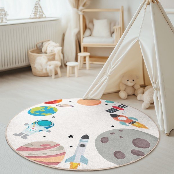 Pestav laste mänguvaip ø120 cm Space Trip - Mila Home-image-1