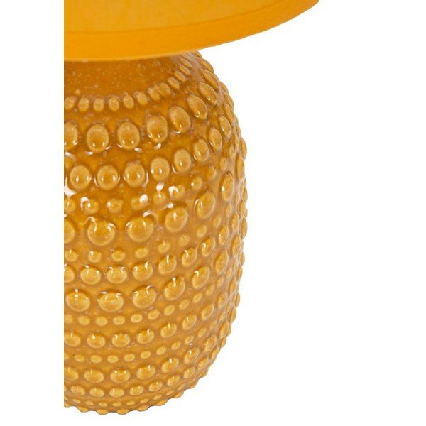 Sinepivärvi keraamiline laualamp tekstiilist varjuga (kõrgus 30,5 cm) Points - Mauro Ferretti-image-2