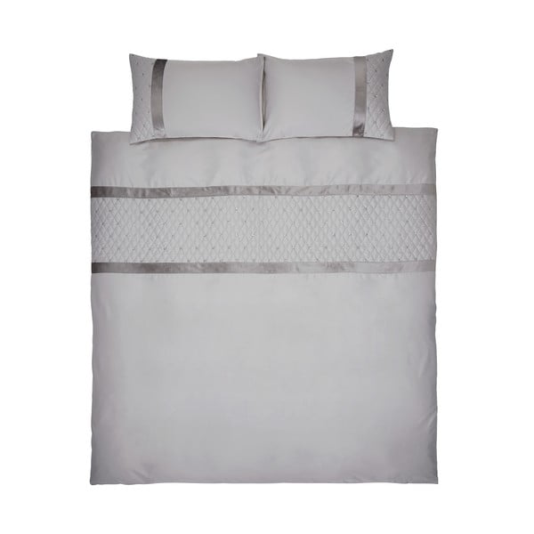 Hall mikrosatiinist pikendatud voodipesu kaheinimesevoodile 230x220 cm Sequin Cluster - Catherine Lansfield