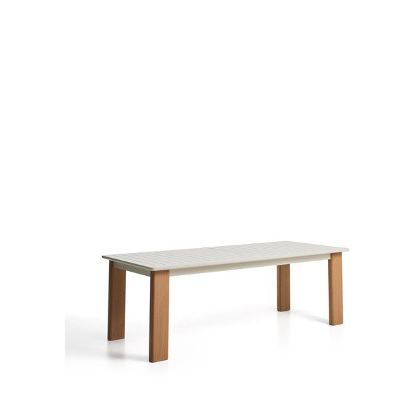Metallist aiasöögilaud 100x233 cm Livorno - Kave Home