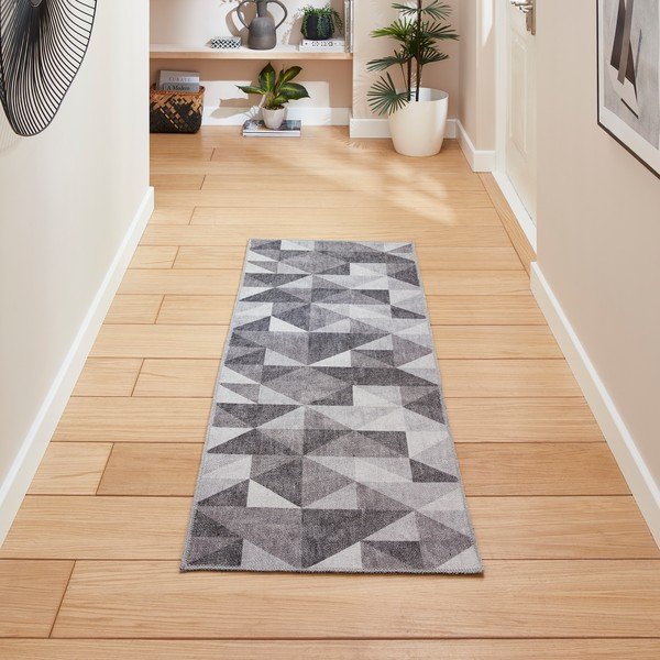Hall pestav vaip 76x230 cm Coral Grey - Think Rugs-image-1