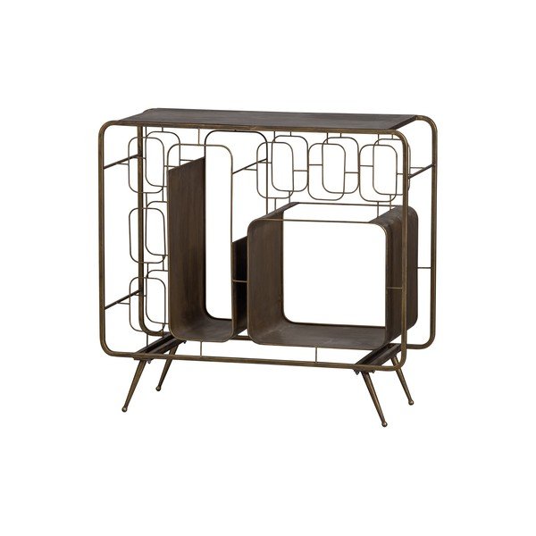 Metallist veiniriiul messingist 6 pudelile, 87x80,5 cm Capo - WOOOD-image-2