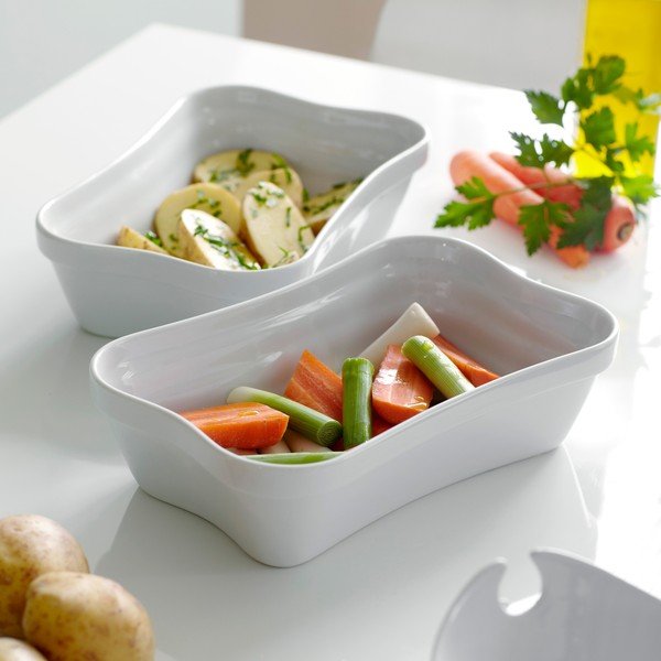Sada 2 porcelánových misek Steel Function Bari, Ø 7 cm