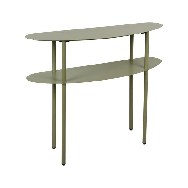 Roheline metallist konsoollaud 28x90 cm Riqueza - Leitmotiv