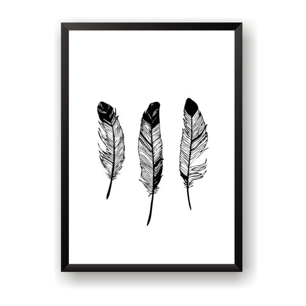 Plakát Nord & Co Feathers, 40 x 50 cm