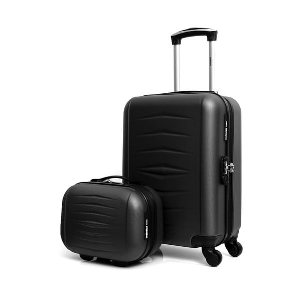2 musta reisikohvri komplekt ratastel Oviedo - Infinitif-image-1