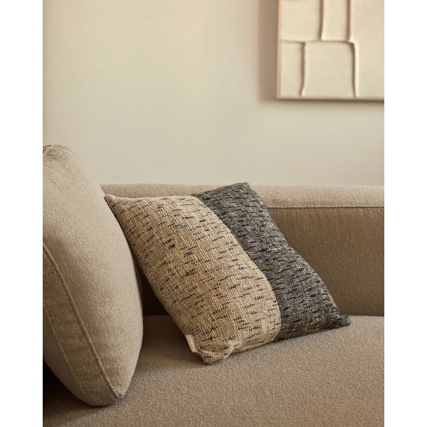 Puuvillasegust padjakate 45x45 cm Dalel - Kave Home-image-1