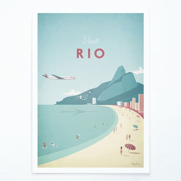 Plakat , A3 Rio - Travelposter