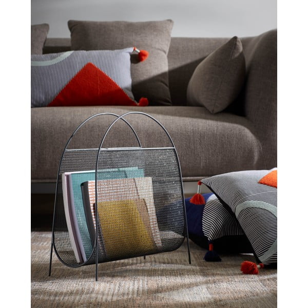 Metallist ajakirjade riiul Aviva - Kave Home-image-1