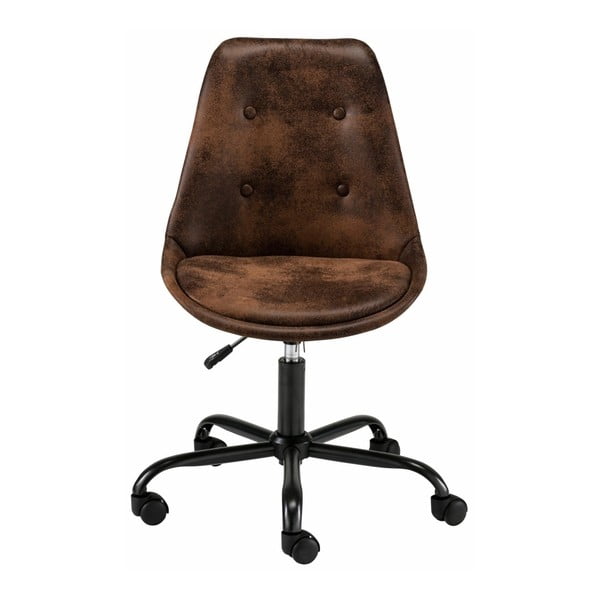 Pruun kontoritool ratastel Dennis - Støraa-image-3