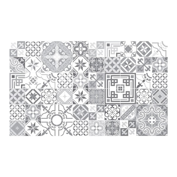 60-st komplektist Vintage Design Shade of Gray seinakleebised, 10 x 10 cm - Ambiance-image-2