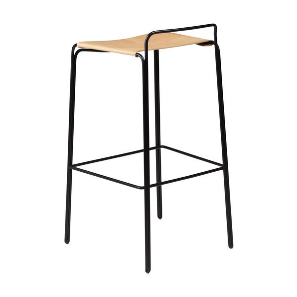 Pruun baaritool (istme kõrgus 77 cm) Paz - DAN-FORM Denmark-image-1