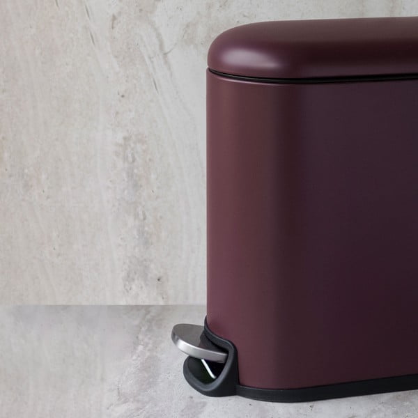 Tumelilla pedaaliga metallist prügikast 5 l Mini Walther - Mette Ditmer Denmark-image-1