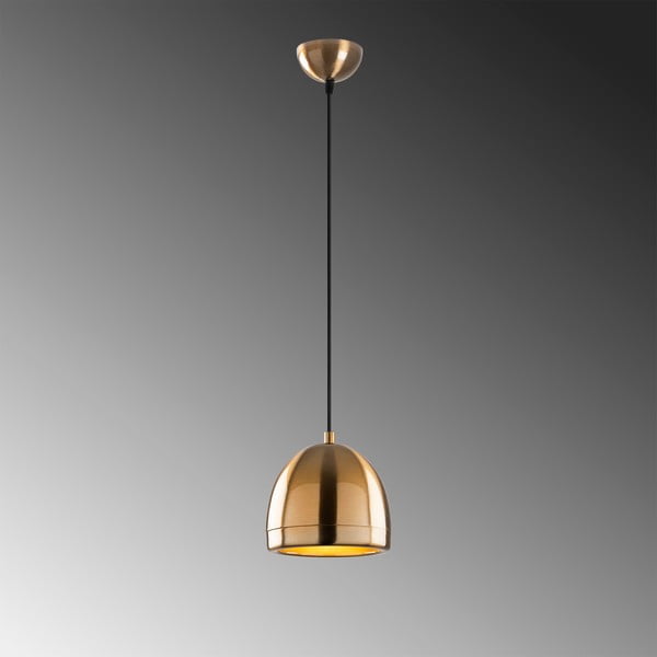 Pronksivärvi rippvalgusti metallist varjuga ø 17 cm Mugo - Opviq lights-image-4