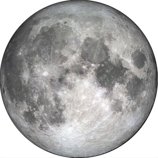 Maal 70x70 cm The Moon - Malerifabrikken