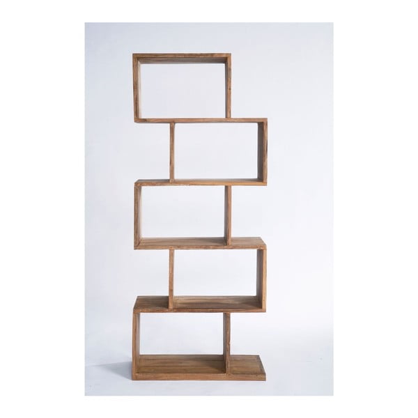 Täispuidust raamaturiiul sheesham 60x150 cm Fur - Kare Design-image-3