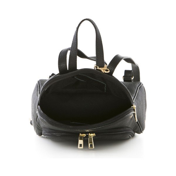 Černý kožený batůžek Anna Morellini Oxana-image-4