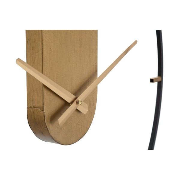 Must kuldsete detailidega seinakell Goldy, ø 60 cm - Mauro Ferretti-image-3