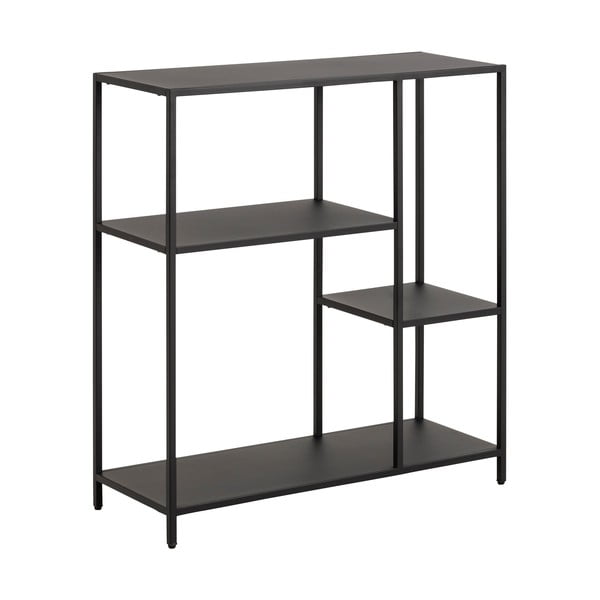 Must metallist raamaturiiul 80x86 cm Newcastle - Actona-image-2